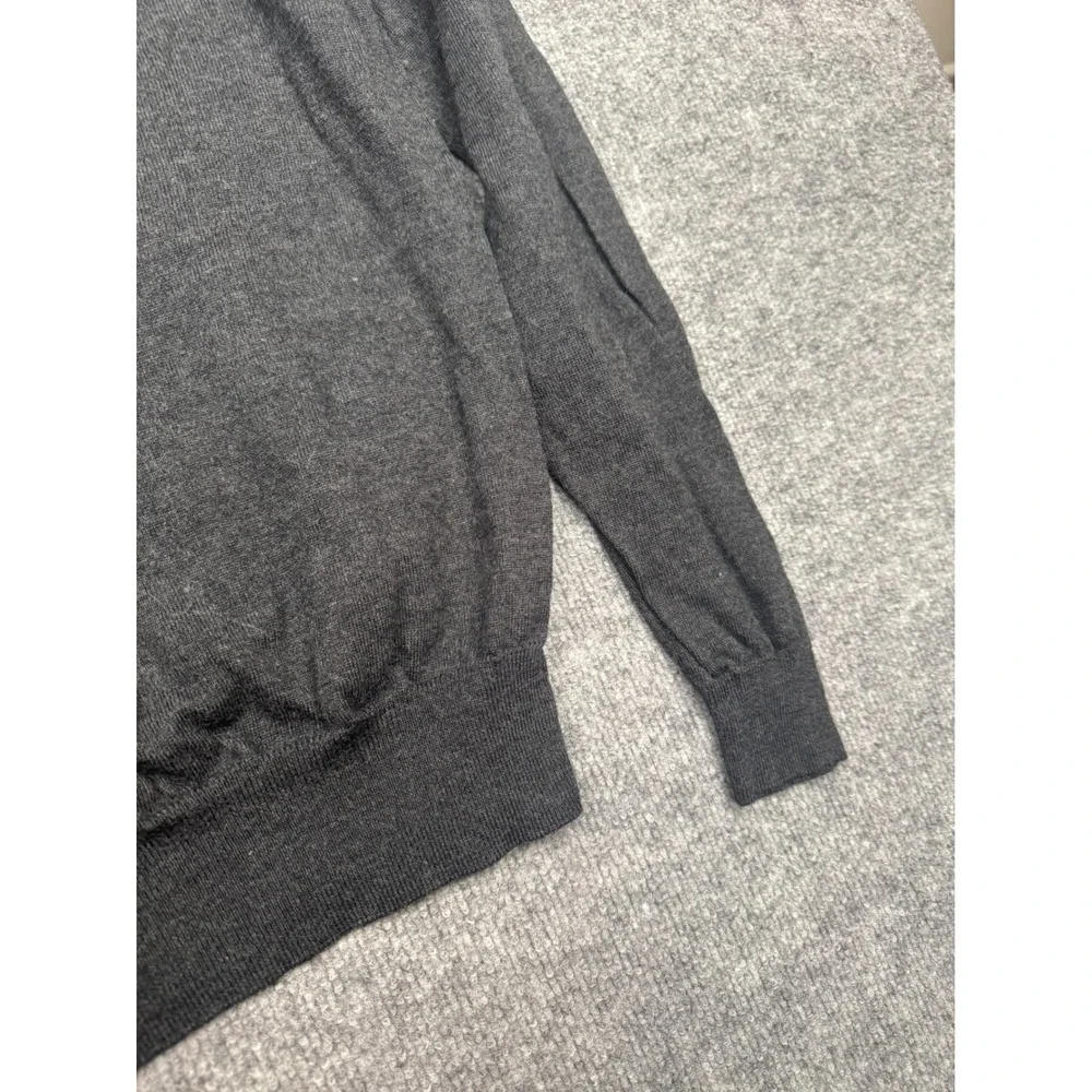 Polo Ralph Lauren Washable Merino Wool Sweater Men Medium Charcoal Gray Crewneck